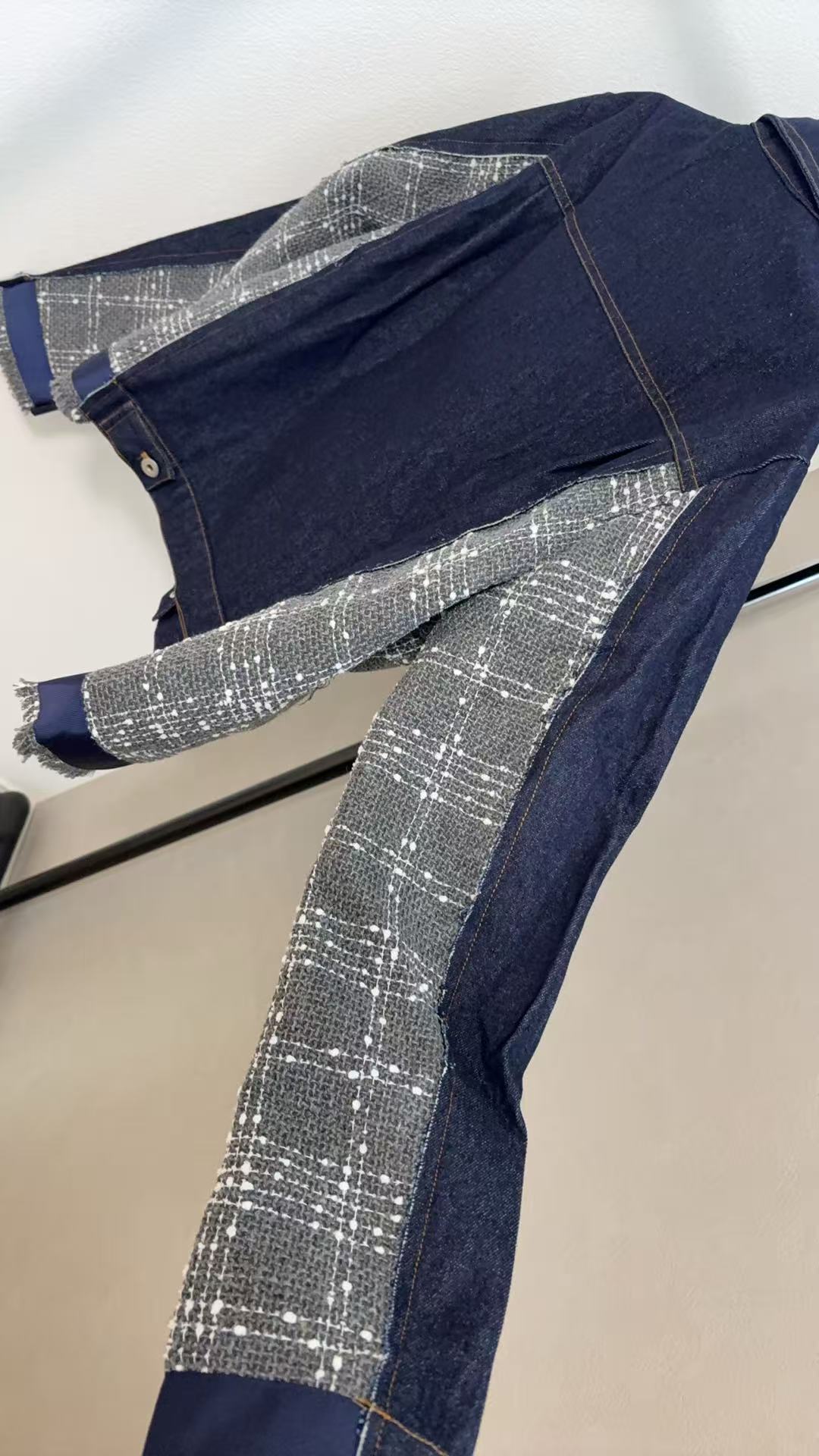 ハイブリッド ニット ボンバージャケット