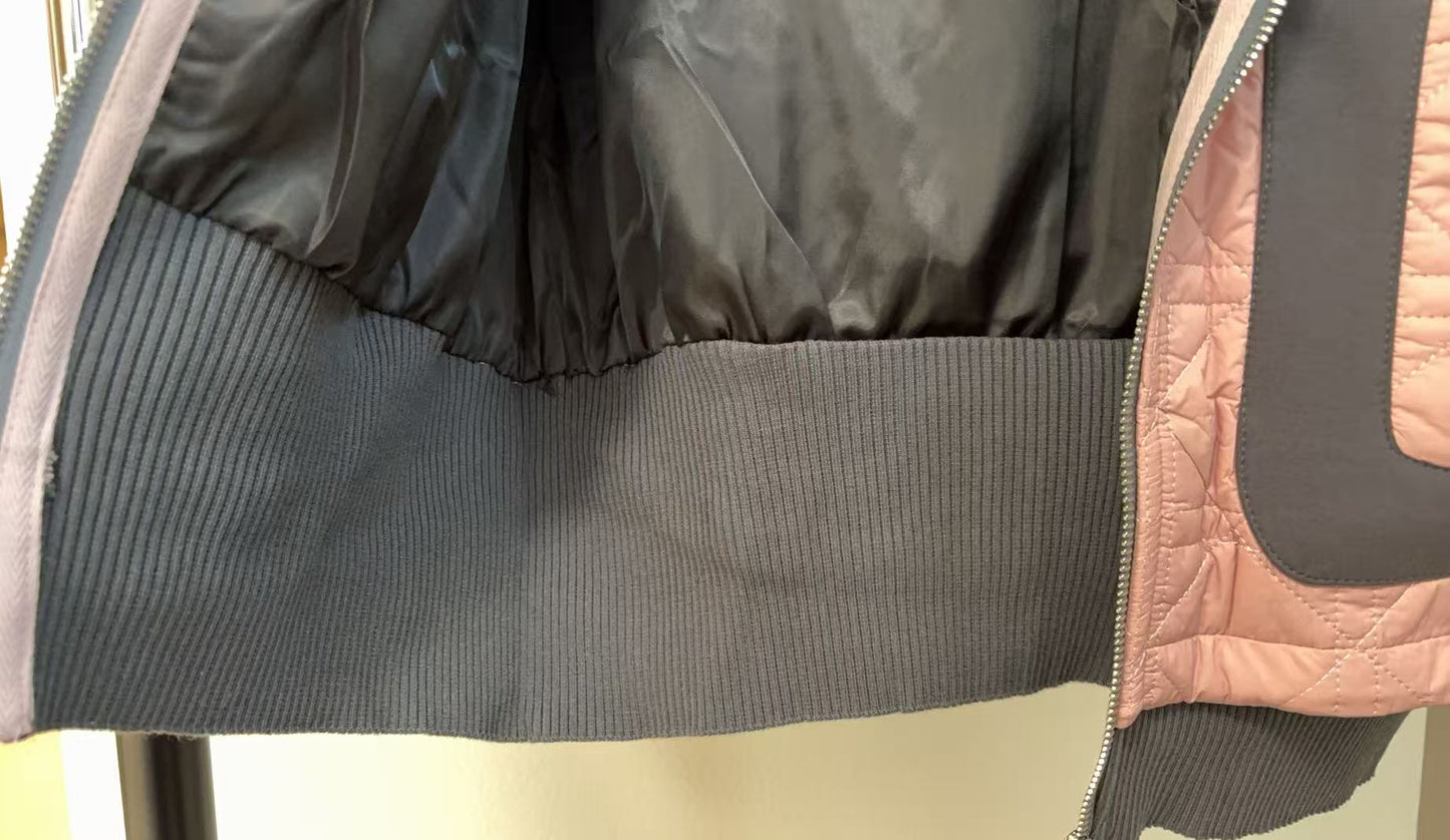 Hybrid Diamond Quilted Hooded Jacket (Water-repellent, Lightweight, Stretch)