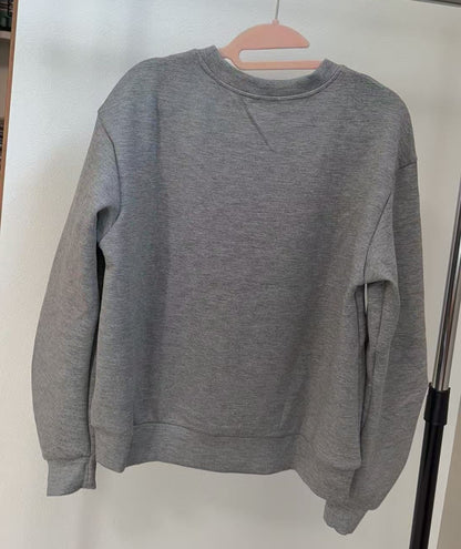 3Dモチーフ×袖ギャザー スウェットプルオーバー（全4色）