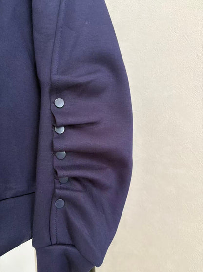 3Dモチーフ×袖ギャザー スウェットプルオーバー（全4色）