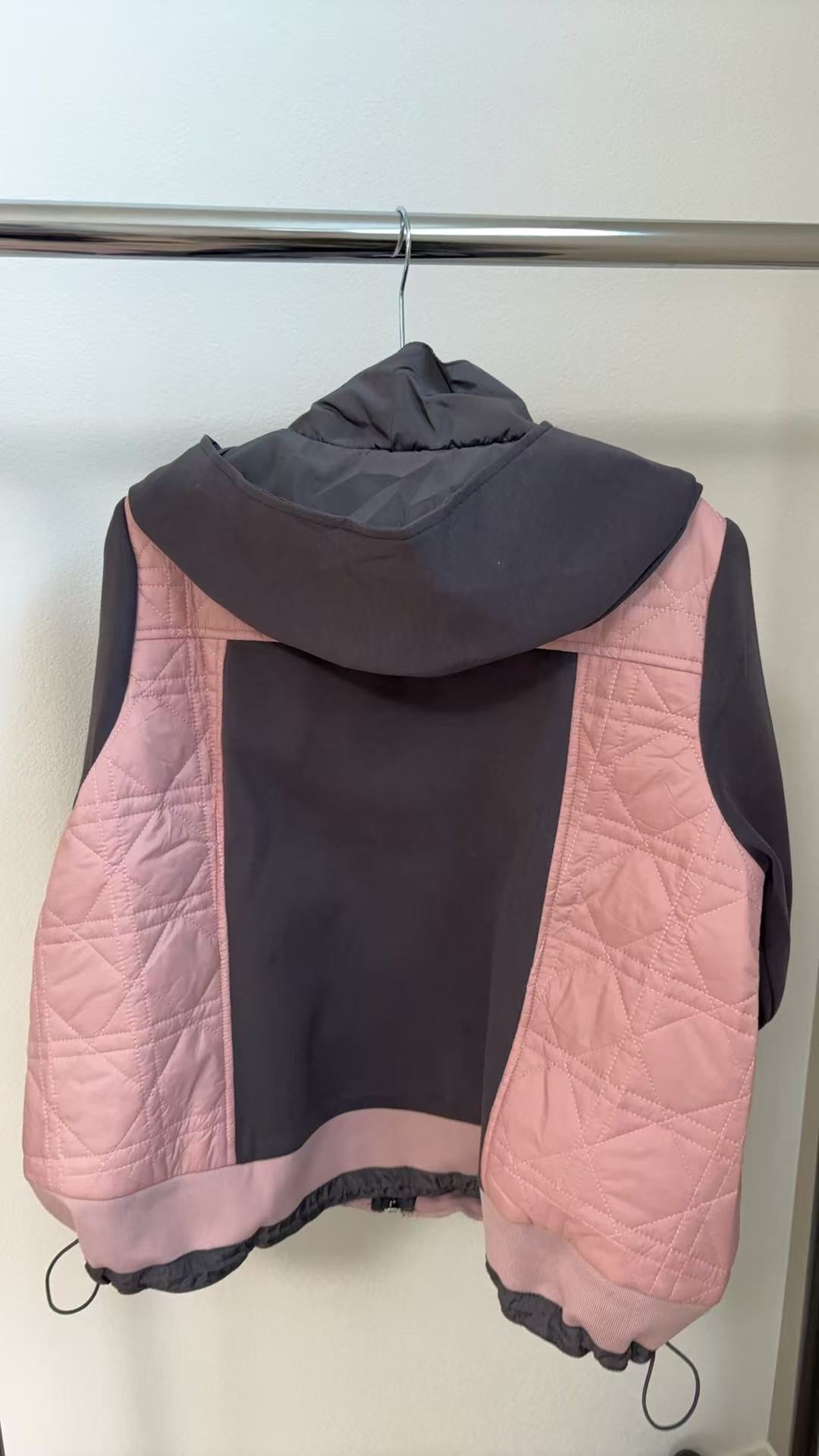 ハイブリッド・ダイヤモンドキルト フーデッドジャケット