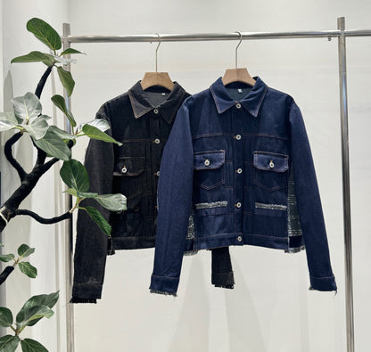 ハイブリッド ニット ボンバージャケット