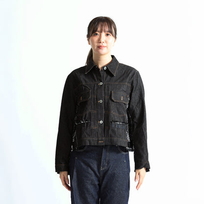 ハイブリッド ニット ボンバージャケット