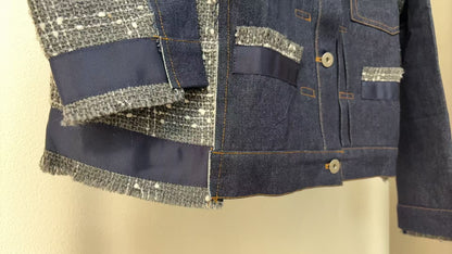 ハイブリッド ニット ボンバージャケット