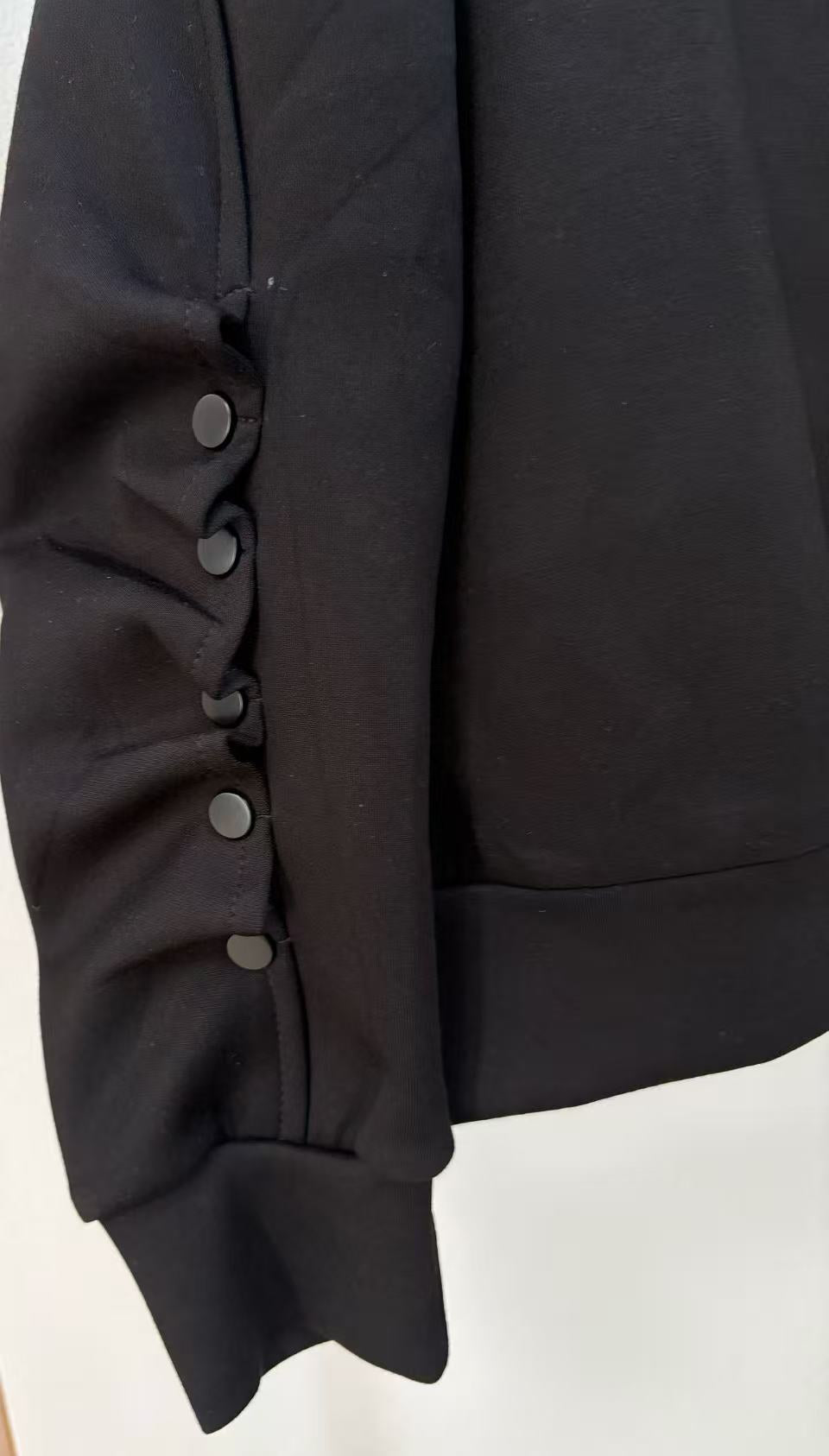 3Dモチーフ×袖ギャザー スウェットプルオーバー（全4色）