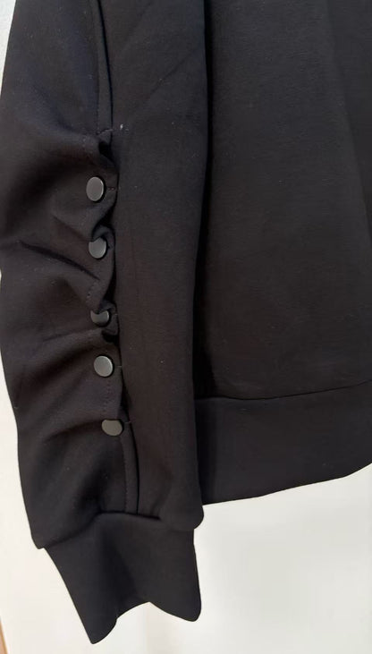 3Dモチーフ×袖ギャザー スウェットプルオーバー（全4色）