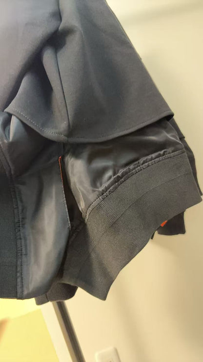 異素材切替デザイン スウェットプルオーバー（ユニセックス）